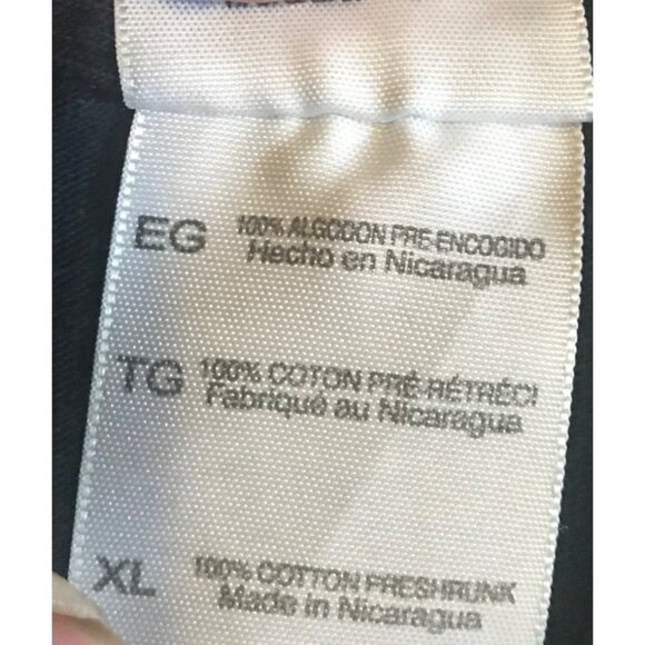 Friday 13th Port Dover Canada T-Shirt XL Gildan Ultra Cotton Black Double Sided - Picture 2 of 6